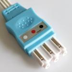 HP 989803173131 IEC Disposable 3 leads ECG Cables One Piece Din Style 3 Ft Length for sale