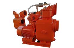 China Vacuum Assisted Self Priming Pump Cast Iron Flood Control Water Pump 11hp supplier