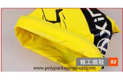 China 0.07mm LDPE Plastic Drawstring Bags For Underwear Packing supplier