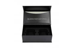 China Gold Foil Printing Rectangle Magnetic Gift Box Packaging with Foam Insert and Envelope supplier