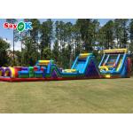 150m 495ft Commercial Inflatable Obstacle Course For Adult