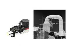 China 10mK NETD Optical Gas Imaging MWIR Camera Module For Visualizing Gas Leaks supplier