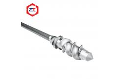 China Cold Rolling Twin Screw Extruder Shaft 58MC WR15E WR30 40CrNIMoa Mixing Screw supplier