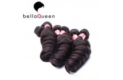 China Unprocessed Double Drawn Mongolian Hair Extensions , Loose Wave Hair Extension supplier