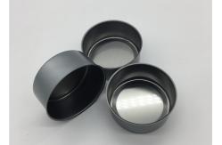China 100ml Mini Canning Jars Ring Pull Cover And Plastic Lid Smell Proof supplier