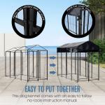 7.5 X 7.5ft Heavy Duty Dog Kennel Chain Link With Roof Cover for sale