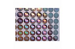 China Anti Counterfeiting Gloss Lamination Authentic Hologram Stickers supplier