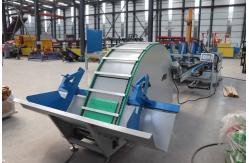 China Wood Planks Timber Stacking Machine Automatic Pallet Wood Boards Conveying Stacker Machine supplier