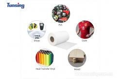 China PES Fabric Hot Melt Adhesive Film  Glassine Paper For Bonding PVC supplier