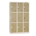 Durable Gym Clothes Cabinet 9 Doors Locker Staff Lockers for sale