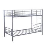 Home 2 Tiers Twin Bunk Bed Metal Frame For Adults for sale