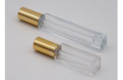 China Square 10ml Glass Perfume Atomizer Bottle Portable Mist Spray supplier
