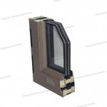 PA66 GF25 Broken Bridge Aluminum Alloy Window With Heat Insulation Profile System Profile for sale
