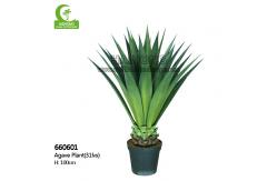 China Real Touch Height 100cm Green Artificial Succulents In Pots supplier