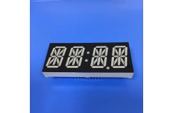 China 7 Segment 4 Digit Alphanumeric LED Display High Brightness For Instrument Panel supplier