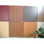 0.3mm Wooden Aluminium Composite Panel Sheet For Decoration Curtainwall 1220*2440 for sale