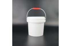 China 4L Round Plastic Pail Reusable Storage Container For Home And Business supplier