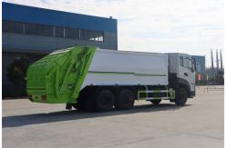 China Cheaper Dongfeng Truck 6x4  12CBM Compactor Garbage Truck Belt Back  Hanging Barrel supplier