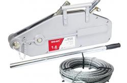 China Capacity 3200kg Wire Rope 20 Meters Tirfor Winch Tirfor Cable Puller supplier