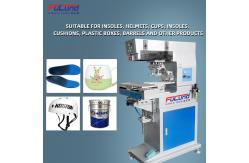 China Monochrome Screen Printing Machine Double Head For Insole Making supplier