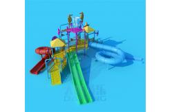 China Medium Commercial Water Park Slides Fiberglass Water Playground Slides supplier