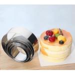 RK Bakeware China Foodservice NSF Adjustable Cake Mold  Small Baking Ring Molds Cake Pan for sale