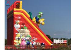 China Commercial Inflatable Super Mario Dry Slide Inflatable Double Slides For Outdoor supplier