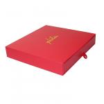 Hot Stamping Gold Foil Paper Sliding Box Red Custom Cardboard Packaging Box