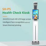 Ultrasonic Bmi Lcd Advertising Screen Height Weight Measurement Digital Scale for sale