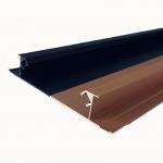 China 6063 T5 Architectural Aluminium Profiles  Middle Seam Strip Skirting Line manufacturer