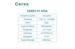 China 355mm 1.95mm Offset Printing Rubber Blanket GTO46 Sheet Fed Printing supplier