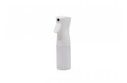China 200ml PP Reusable Refillable Plastic Spray Bottles White Continuous Mist Spray Pump supplier