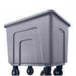 10 Bushel Poly Laundry Basket Carts Plastic Material Customized Commercial for sale