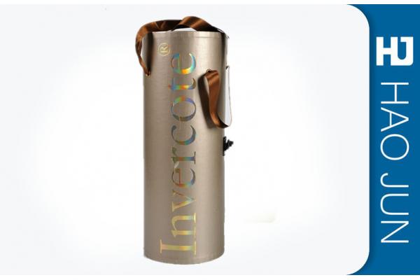 OEM / ODM Cardboard Cylinder Containers With 1200g Coating Paper , Glossy Lamination