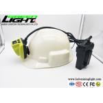 OLED Screen 4.07W 25000lux 13.6Ah LED Miners Cap Lamp