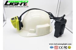 China OLED Screen 4.07W 25000lux 13.6Ah LED Miners Cap Lamp supplier