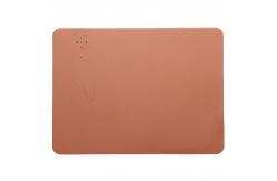 China Personalized Qi 10W Mouse Pad Wireless Charger PU Leather Mat supplier