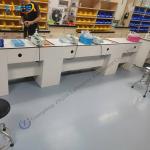 Testing Function Wall-Mounted Laboratory Bench Easy Installation