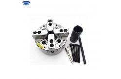 China Lathe Chuck Through Hole Hydraulic 4 Jaw Chuck CNC Machine Power Chuck supplier