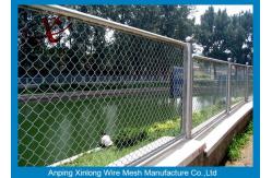 China Heave-duty Wire Mesh Fence , Hot Dipped Galvanized Chain Link Fence supplier