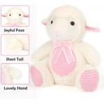 No Irritation 20cm PP Cotton PV Velvet Sheep Plush Toy