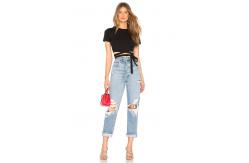 China 2019 Women Newest Design Black Knit Top Blouse supplier