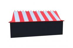 China A3 Steel 3.7KW 380V Hydraulic Road Blocker 0.2s Buffer Time supplier