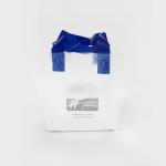 Biodegradable 40 micron Custom Plastic Shopping Bag With Loop Handle