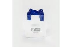 China Biodegradable 40 micron Custom Plastic Shopping Bag With Loop Handle supplier