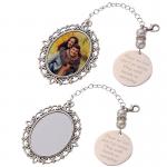 Graduation Gifts Double Sided Printing DIY Sublimation Memorial Photo Charm With Custom Laser Engraving Text for sale