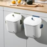 Household Cabinet Hanging Wall Toilet Toilet Storage Kitchen Wall Hanging Trash Can Wall Hanging Trash Can with Lid for sale