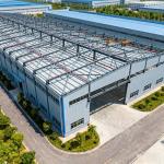 Corrosion Resistant Prefabricated Steel Frame Warehouse with Large Clear Span and Seismic Resistant Design