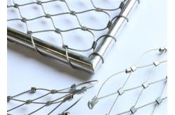 China High Strength Inox Cable Mesh Netting Ferruled Style For Railing Guiding supplier