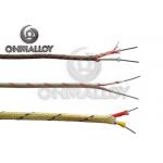High Temperature Measuring Type K Wire Fiberglass Insulation Extension Cable for sale